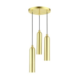 Livex Lighting Ardmore 3 - Light Pendant in  Satin Brass - 1 of 2
