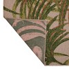 7' x 10' Outdoor Rug Neutral Palm - Threshold™: Woven Rectangular Area, All-Weather, Hose Clean - 3 of 4