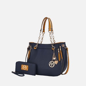 MKF Collection Lina Vegan Leather Shoulder Bag and Wallet by Mia K - 1 of 4