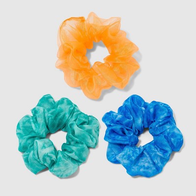 Tie-Dye and Organza Jumbo Hair Twister Set 3pc - Wild Fable™