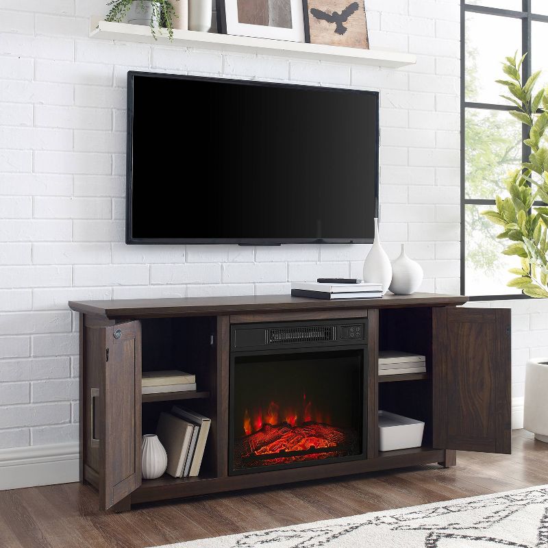 Camden Low Profile Fireplace TV Stand for TVs up to 50" - Crosley, 5 of 19