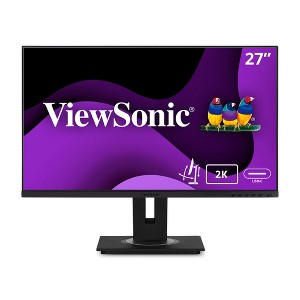 ViewSonic VG2756A-2K 27 Inch IPS 1440p Docking Monitor with 100W USB C, RJ45, HDMI, Display Port and 40 Degree Tilt Ergonomics for Home and Office - 1 of 4