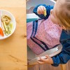 green sprouts Snap & Go Easy-wear Long Sleeve Bib - Pink Blossom - 12/24 Months - 3 of 4