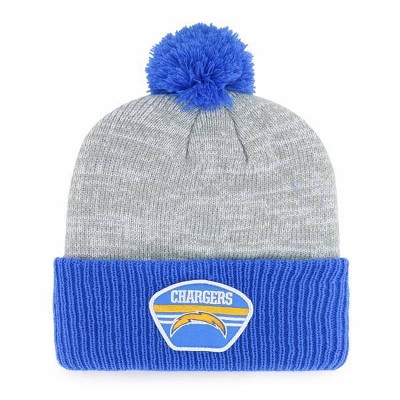 NFL Los Angeles Chargers Men's Badge Knit Beanie - Gray