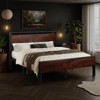 Platform Bed Frame with Headboard and Footboard Under Bed Storage No Box Spring Needed 12 Metal Slats Noise Free - 3 of 4