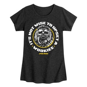 Girls' - Star Wars - Its Not Wise Fitted Short Sleeve Graphic T-Shirt - 1 of 3