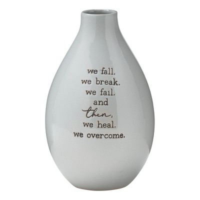 tagltd We Heal & We Overcome Bud Vase