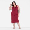 Women's ButterBliss Keyhole Racer Back Midi Bodycon Dress - Wild Fable™ - 2 of 3