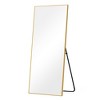 PexFix Rectangular Metal Framed Full Length Wall Mirror Free Standing Mirror - 3 of 4