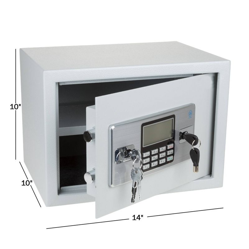 Digital Personal Safe with Key - Fleming Supply, 2 of 8