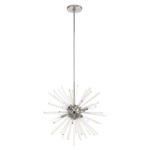 Livex Lighting Utopia 6 - Light Chandelier in  Polished Chrome - 1 of 4