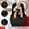 GillyGro Diaper Bag Backpack Set with In-built Booster, Roll-out Changing Pad, Organizer Insert, Extra Shoulder Strap - 4 of 4