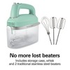 Hamilton Beach 5 Speed Hand Mixer Smartboost 5 Speeds Mint Green 62601N - 4 of 4