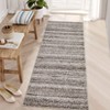 Machine Washable Runner Rugs 2x6 Modern Farmhouse Area Rugs with Non-Slip Backing Gradient Woven Hallway Rugs Non-Shedding Soft Low Pile Rug - 2 of 4