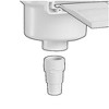 Swim Central HydroTools Above-Ground Swimming Pool ABS Thru-Wall Skimmer - 11.5" - Gray - 2 of 3