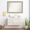 Amanti Art Luxe Non-Beveled Framed Bathroom Vanity Wall Mirror - 4 of 4