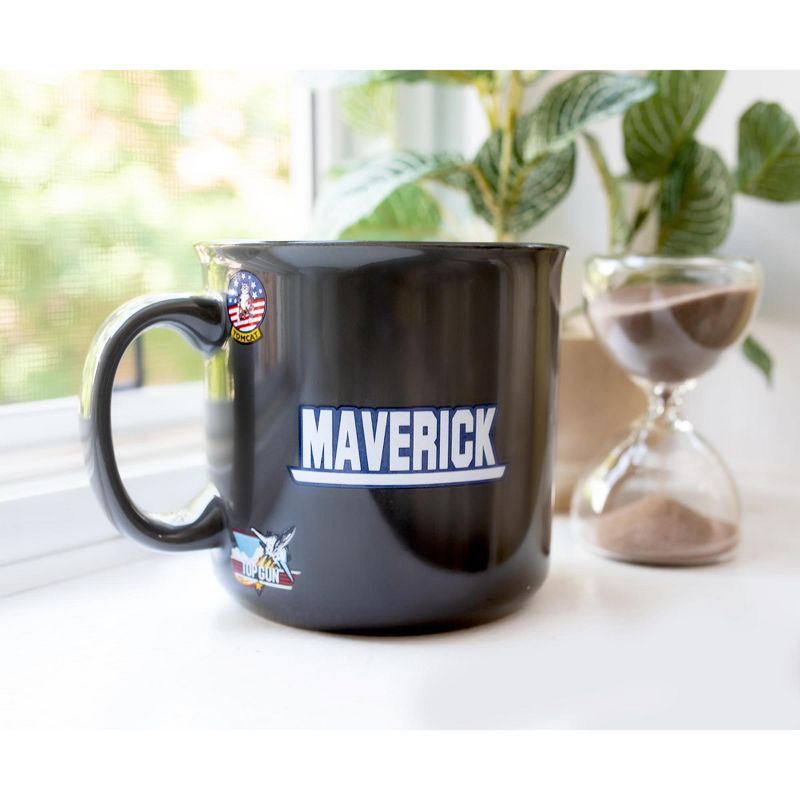 Silver Buffalo Top Gun: Maverick Ceramic Camper Mug | Holds 20 Ounces, 5 of 7