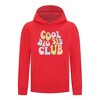 Everyday Kids Cool Big Sis Club Girls Pullover Hoodie – Colorful Sibling Sweatshirt - 4 of 4