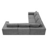 NicBex Couches for Living Room 116" L Shape Sectional Sofa Couch Corduroy Free Combination Upholstered 6-seater Sleeper Couch Set - 4 of 4