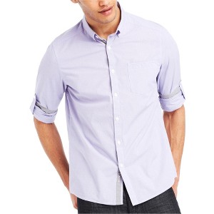 Kenneth Cole Mens Micro Check Button Up Shirt - 1 of 1