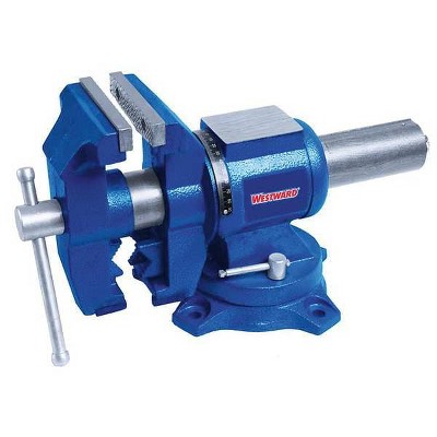 Westward  Rotating Vise,Serrated Jaw,8 13/16" L 10D729