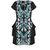 Women's Plus Size Nadia Zip Tunic - teal | CITY CHIC - 4 of 4