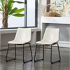 NicBex Dining Chairs Set of 2 PU Leather Bar stools Chairs for Dining Table with Metal Legs Suitable for Kitchen, Home Bar - 4 of 4