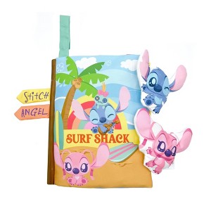 Disney Baby Stitch Deluxe Soft Book with Removable Plush Toys - 1 of 4
