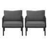SKRAN Outdoor Patio Club Chair, Modern Patio Furniture, Waterproof Thick Cushion Deep Seating for Porch, Balcony - 2 of 4