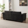 KWPZQEB Sectional Sofa, Modern Chenille Couch Sofa w/ Double-Layer Seat Cushion&Armrest, 2/3/4-Seater Sofa w/ Deep Seat for Living Room - 2 of 4