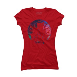 Junior's Design By Humans Halloween home By durungkapok T-Shirt - 1 of 3