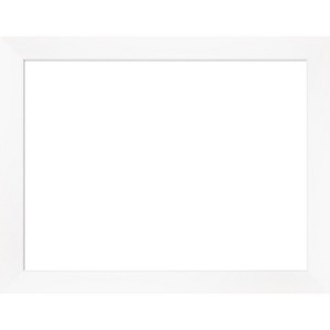 Amanti Art Cabinet White Narrow Framed Dry Erase Magnetic Board - 1 of 4