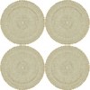 Saro Lifestyle Table Mats with Beaded Edge Design (Set of 4) - image 3 of 4