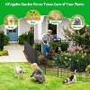 ELECWISH Decorative Garden Fence, Outdoor Lawn and Garden Metal Animal Barrier, No-Dig Outdoor Fencing with Rustproof Metal Panels - 4 of 4