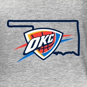 NBA Oklahoma City Thunder Women's Short Sleeve Burnout Scoop T-Shirt - 1 of 4