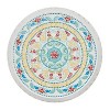 MOEPISY 12 inch Mosaic Patio End Table, White - 3 of 4