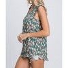 Women's Floral Sleeveless Top - Hailey & Co - 3 of 4