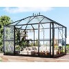 AMERLIFE Polycarbonate Greenhouse with Vent Windows, Lockable Double Doors - 2 of 4