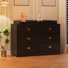 6 Drawer Baby Dresser with Anti-Tip Kit, Waterproof Top & Safety Rails | Non-Toxic MDF Storage - 2 of 4