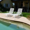 Vintage 5-Level All-weather Cross Weave Chaise Lounge Chairs,1pcs Patio Reclining Chair With Adjustable Foot Pads -Maison Boucle - 2 of 4