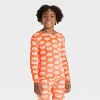 Kids' 2pc Halloween Snuggly Soft Long Sleeve Tight Fit Pajama Set - Cat & Jack™ - 3 of 4