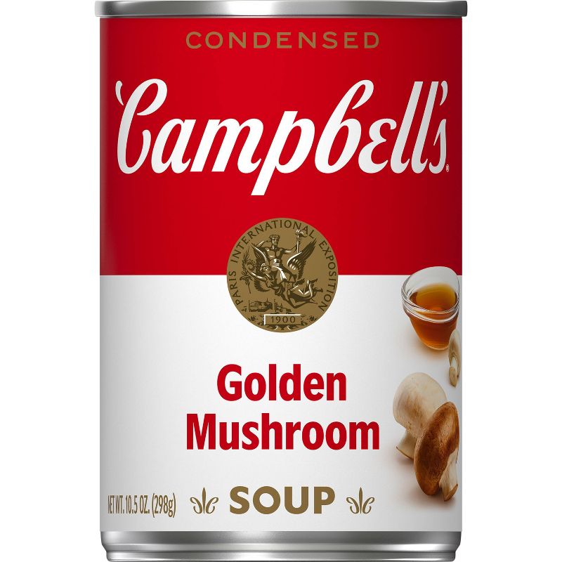 Campbell&#39;s Condensed Golden Mushroom Soup - 10.5oz, 1 of 14