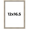 PosterPalooza | Photo Size Classic Modern Silver Frame - UV Acrylic, Foam Board Backing, Hanging Hardware - 2 of 4