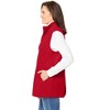 Woman Within Zip-Front Microfleece Vest - 4 of 4