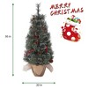 3ft Prelit Artificial Christmas Tree with Lights, Xmas Tree with  Pre-lit - 2 of 4