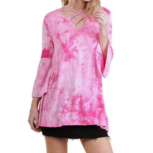TIE DYE BELL SLEEVE TOP