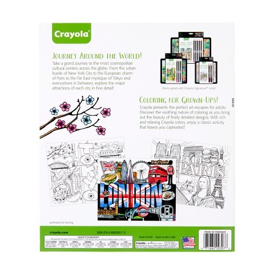 Crayola 40pg City Escapes Coloring Book