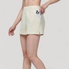 Anna-Kaci Active Women's High Waist Performance Shorts with Wide Waistband and Side Pockets for Active Comfort - 3 of 4