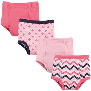 Luvable Friends Baby and Toddler Girl Cotton Training Pants, Chevron - 1 of 1