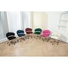 MAYEERTY Modern Cute Computer Chair, Wheels Swivel Height Adjustable Swivel Task Chair for Home Office £¬Green - 4 of 4